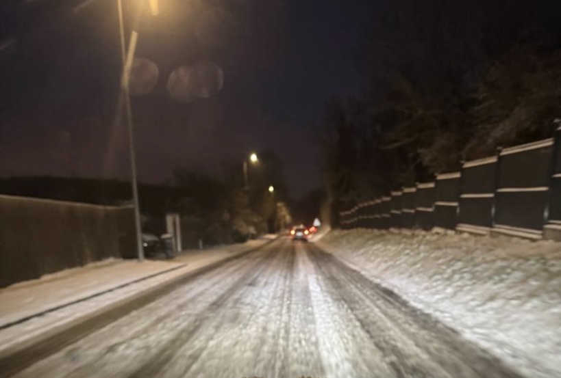 La circulation sur les routes de campagne étaient particulièrement délicates ce jeudi matin - Photo © SL/infonormandie