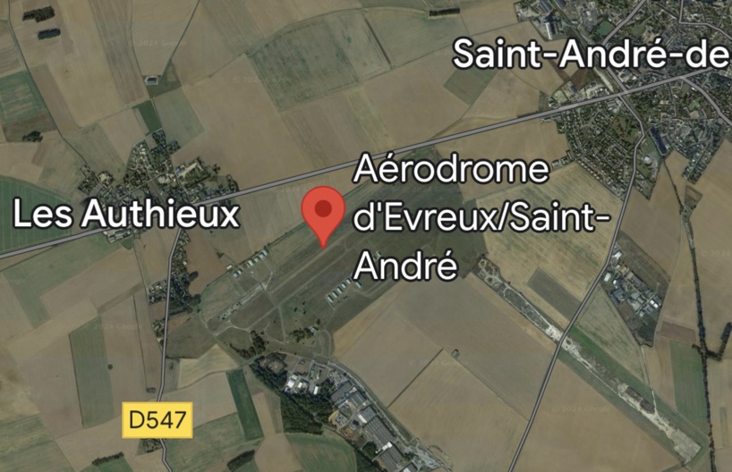 L’avion sort de la piste au décollage à Saint-André-de-l’Eure, le pilote en urgence relative 