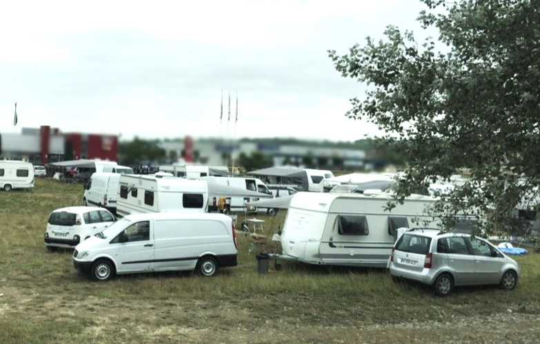 600 familles vont être rassemblées sur l'aire des gens du voyage à Saint-Marcel - Illustration © infonormandie