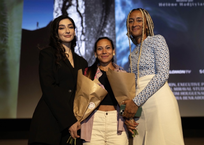 « ANAÏS », au centre, a été réalisé par Hélène Hadjiyianni pour Salomon TV et produit par Shanice Mendy. - Photo fournie par la ville de Grand-Quevilly