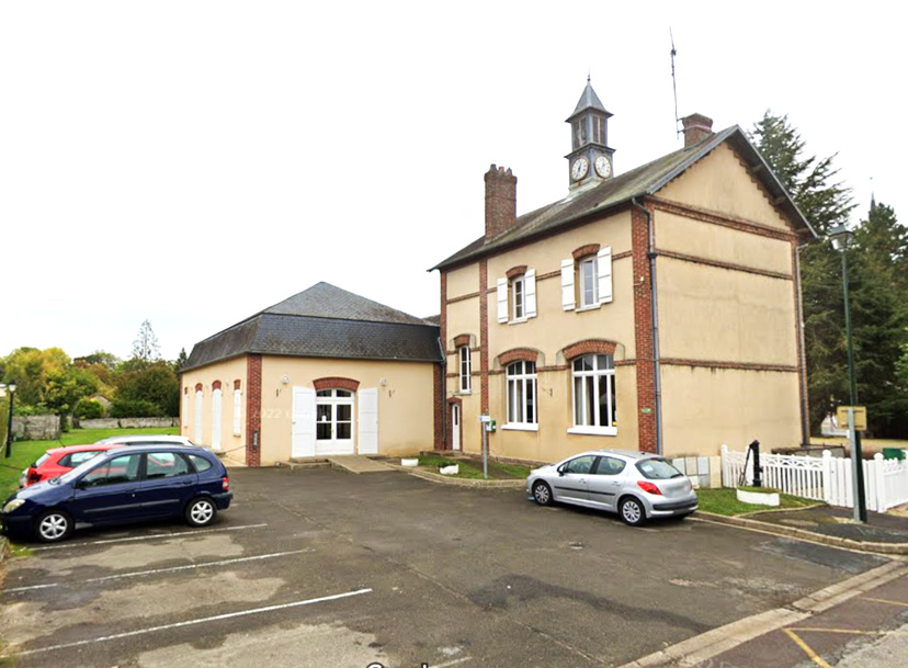 Une plaque en hommage à Georges Clemenceau sera inaugurée par le ministre des Armées, ce 11 novembre, sur la façade de la mairie de Bernouville - illustration Google Maps