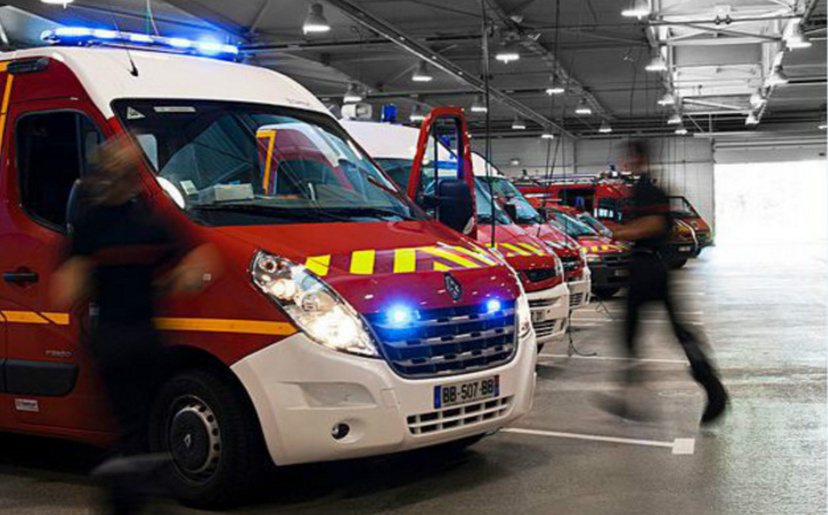 Une passagère du métro a été blessée dans le choc, les sapeurs-pompiers l'ont transportée vers l'hôpital le plus proche - Illustration