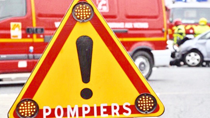 La victime a été secourue par les sapeurs-pompiers. En raison de son état jugé grave, elle a été évacuée par hélicoptère vers le CHU de Rouen - Illustration