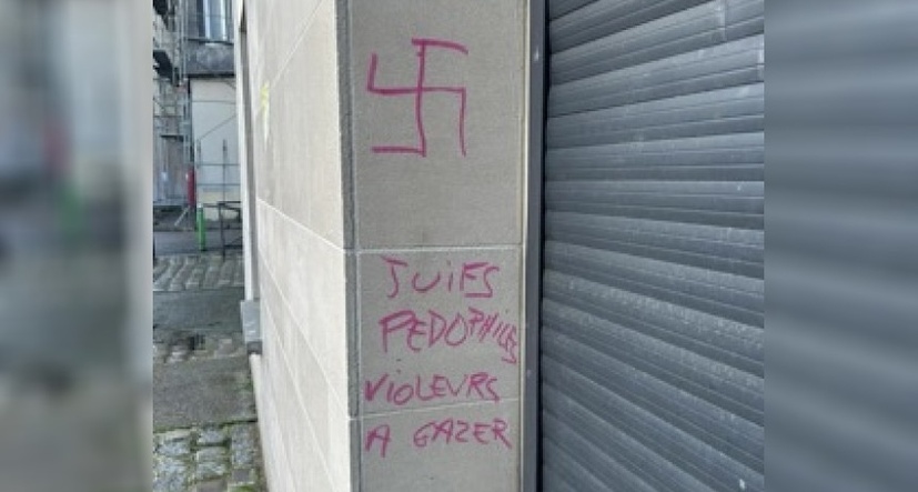 Photo publiée par la synagogue de Rouen sur Facebook