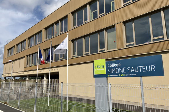 Le collège restera fermé jusqu’à nouvel ordre - photo Conseil Départemental de l’Eure