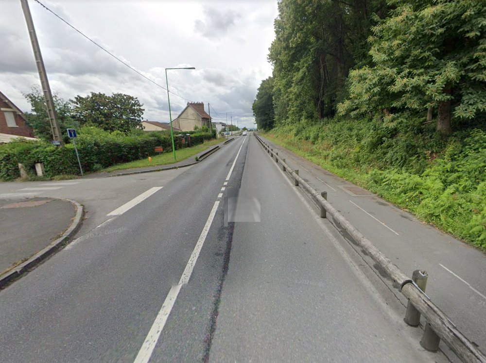 L'accident s'est produit à cet endroit, sur l'avenue Pierre Mendès-France à Montivilliers - Illustration © Google Maps