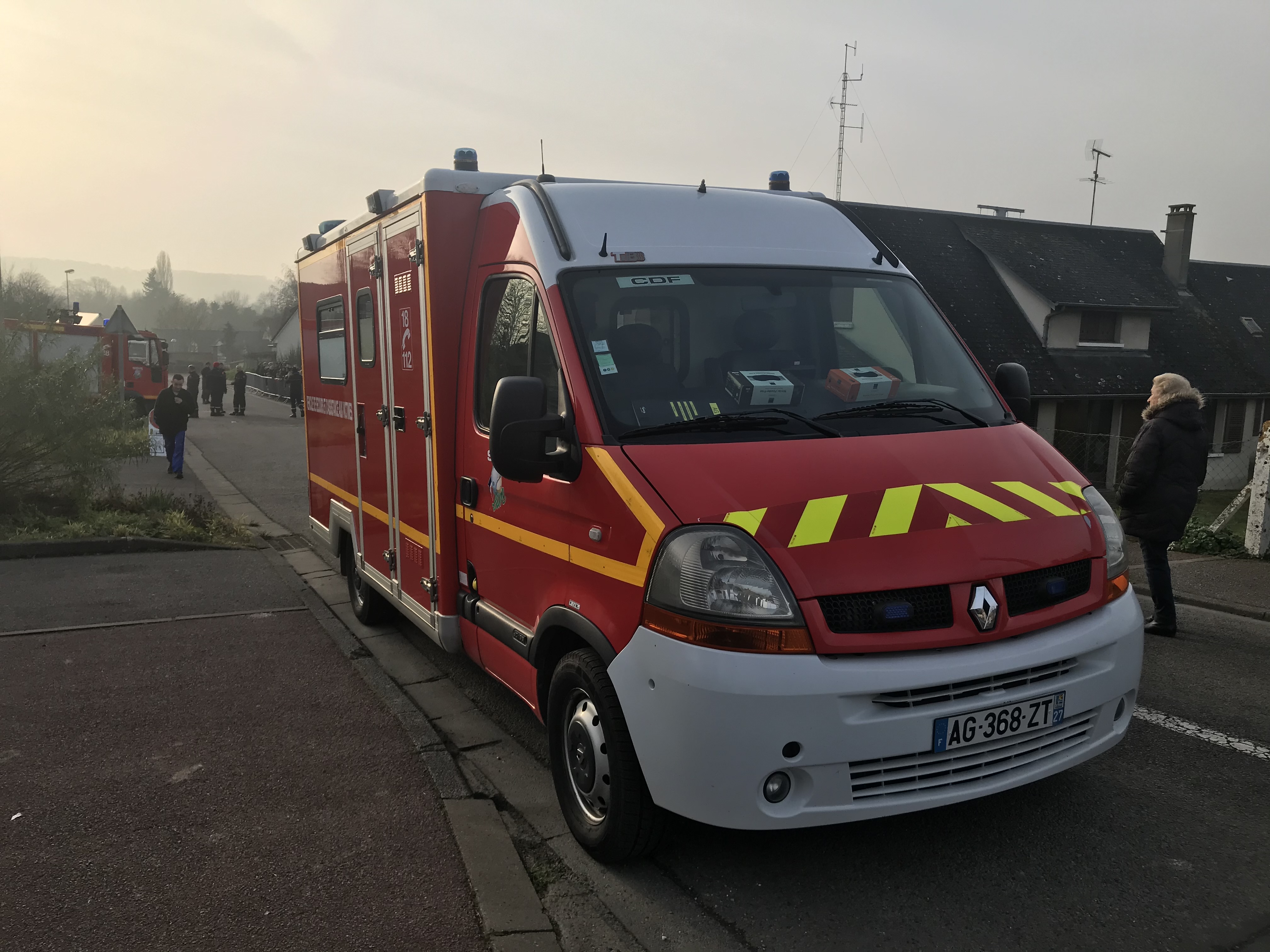 Les sapeurs-pompiers ont transporté la victime à l’hôpital d’Évreux - illustration @ infonormandie