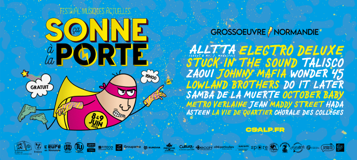 «  Ça Sonne à la Porte »... 19 artistes à l'affiche du festival de musiques actuelles ce week-end à Grossoeuvre (Eure)