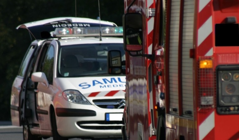 La victime, grièvement blessée, a été prise en chrage par les sapeurs-pompiers et le SMUR - Illustration