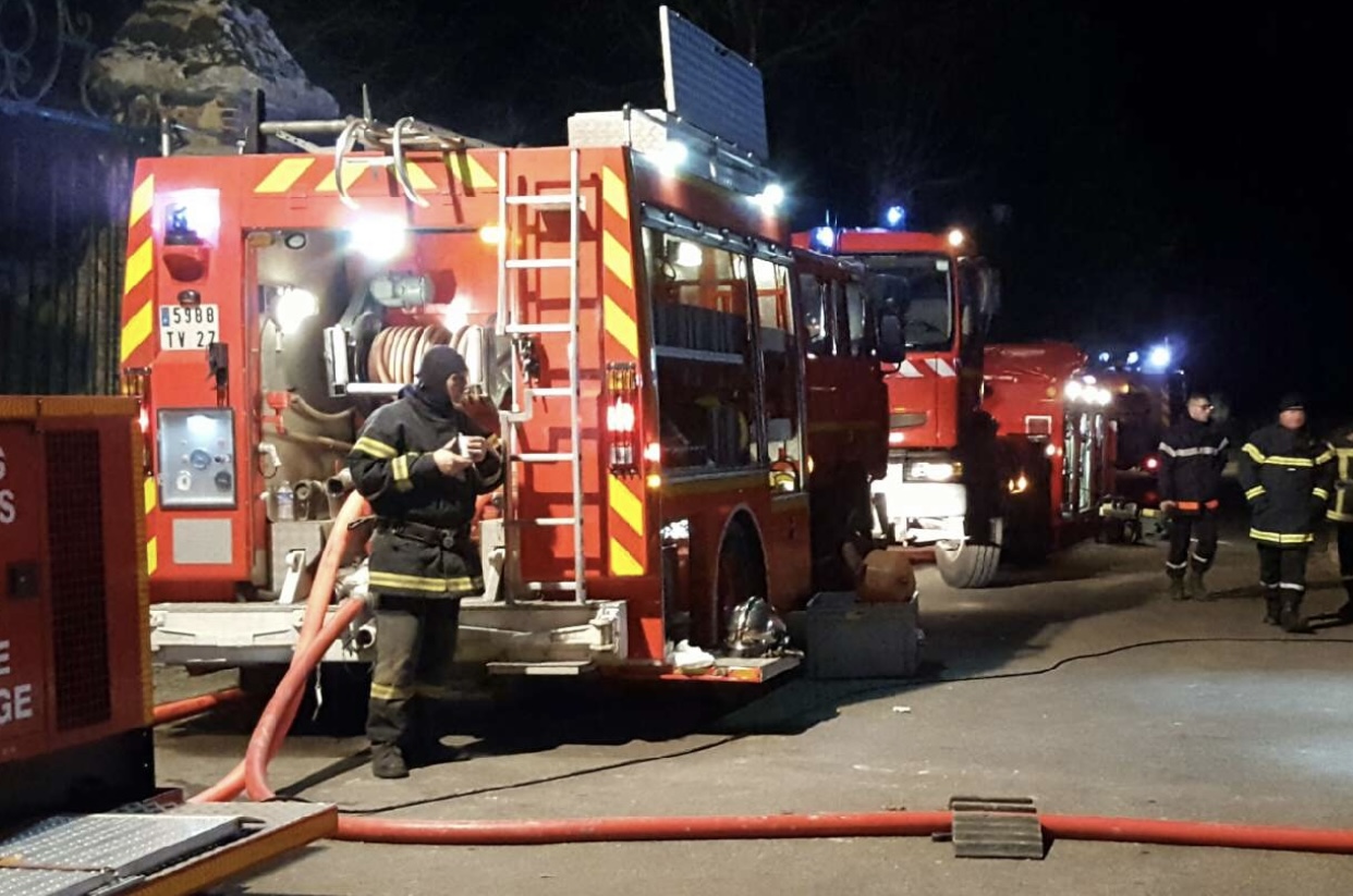 Vingt sapeurs-pompiers étaient sur place - illustration