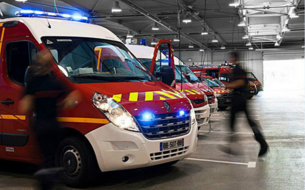 Une passagère du métro a été blessée dans le choc, les sapeurs-pompiers l'ont transportée vers l'hôpital le plus proche - Illustration