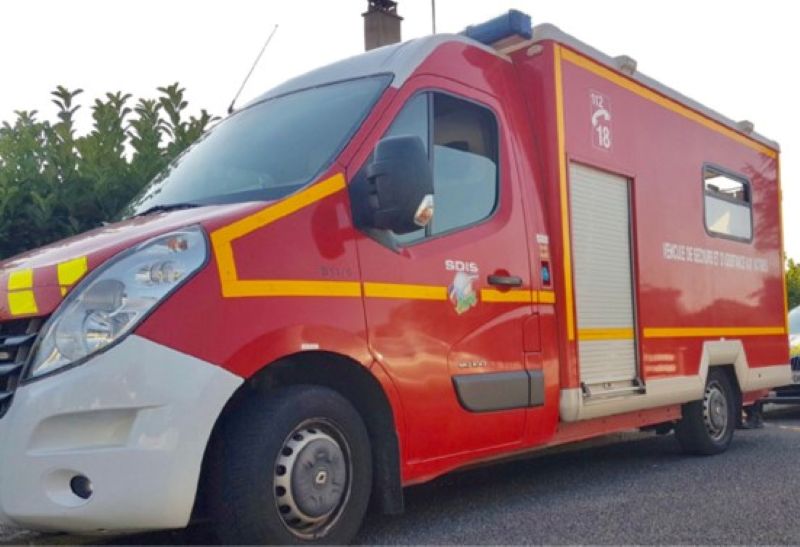 Le jeune homme, dont l'état a été jugé grave, a été conduit par les sapeurs-pompiers au CHU de Rouen - Illustration infonormandie