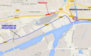 Le boulevard de Leningrad, au Havre, fermé à la circulation la nuit du 20 au 21 juin 