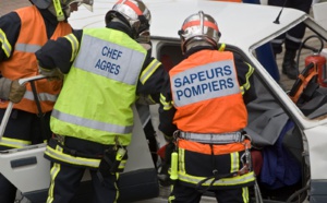 Accident spectaculaire près de Forges-les-Eaux : une voiture tombe sur les voies SNCF, une femme blessée 