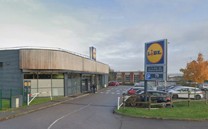 Le magasin Lidl est situé avenue des Canadiens à Saint-Etienne-du-Rouvray - Illustration Google Maps 