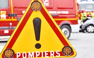 Un camion transportant du gaz naturel impliqué dans un accident sur l’A28 : 20 sapeurs-pompiers sur place 