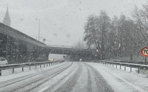 La Seine-Maritime en vigilance orange neige-verglas : prudence sur les routes glissantes