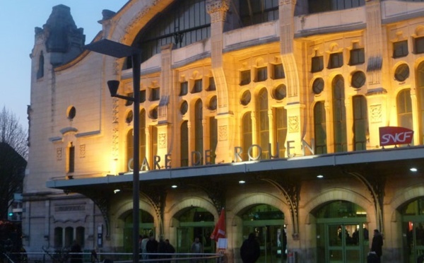 A Rouen, la gare SNCF évacuée pour un sac de randonnée suspect abandonné dans le hall