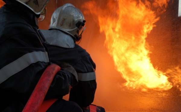 A Petit-Quevilly, une maison d'habitation en feu à la suite d'un court-circuit