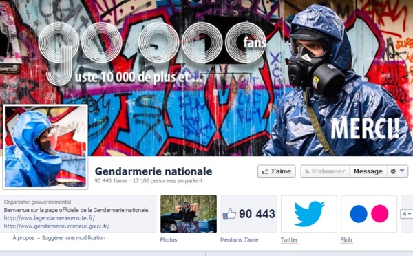 La gendarmerie de l'Eure et de Seine-Maritime sur Facebook à partir de lundi