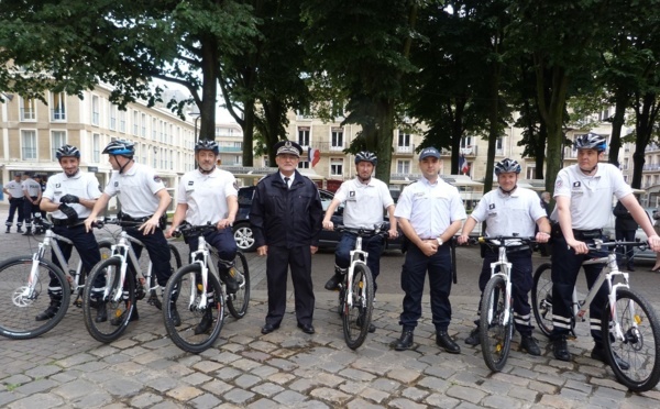 Les policiers enfourchent leur VTT pour lutter contre l'insécurité à Rouen