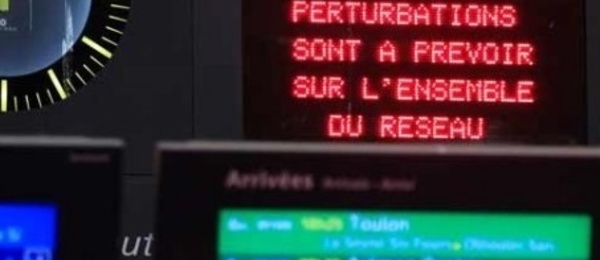 Trafic SNCF très perturbé à partir de ce mardi à 19 h sur toutes les lignes 