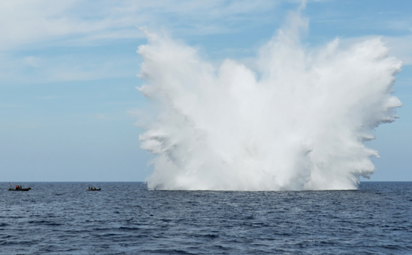 Deux mines allemandes de la Seconde Guerre mondiale neutralisées au large de Sainte-Adresse