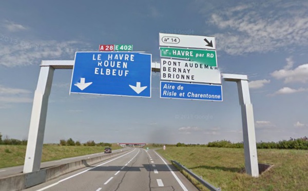 Une voiture signalée à contresens sur l'A28 dans l'Eure