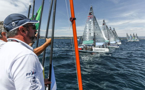 Tour de France à la voile : Groupama 34 triple vainqueur à Hyères