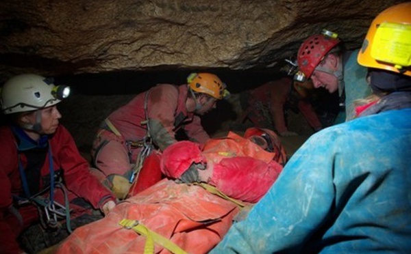 Trois adultes et un enfant égarés dans les grottes de Caumont retrouvés sains et saufs 