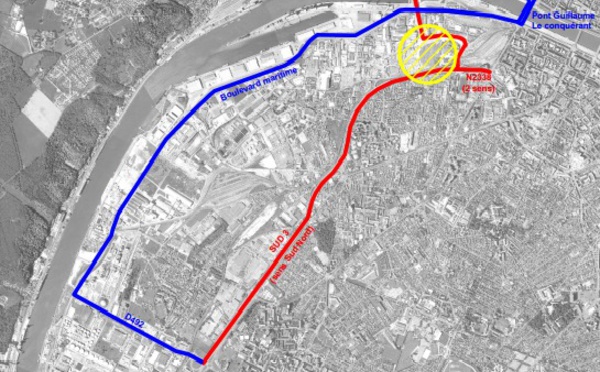 Rouen : la Sud III et le pont Flaubert fermés dimanche pour cause de déminage