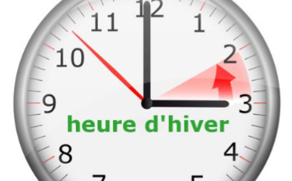 L'heure d'hiver c'est dimanche 26 octobre et on gagne 60 minutes de sommeil