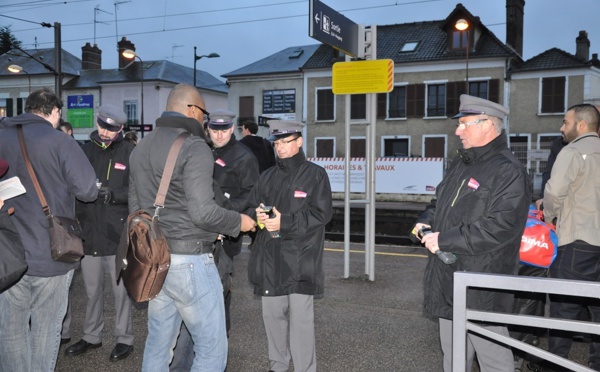 La gare de Vernon quadrillée ce matin par les forces de l'ordre pour une opération de sécurisation