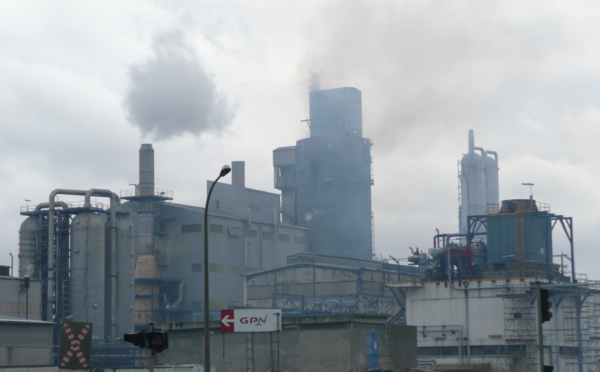 Pollution par le dioxyde de soufre sur Notre-Dame-de-Gravenchon ce vendredi matin