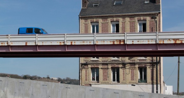 Démontage de l'autopont de Graville au Havre : la sortie de ville fermée ce soir à la circulation