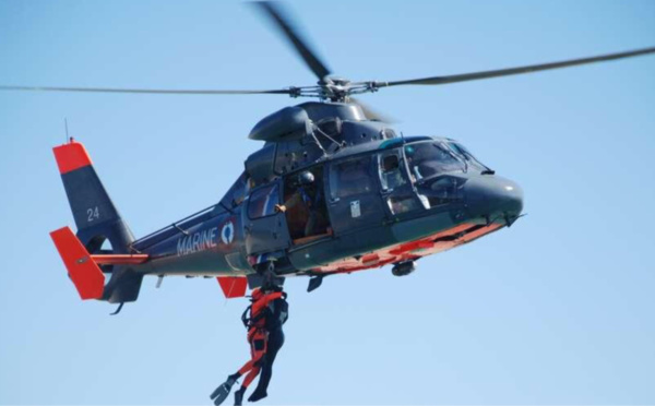 Un vacancier égaré secouru par l'hélicoptère de la marine en baie de Somme, hier soir