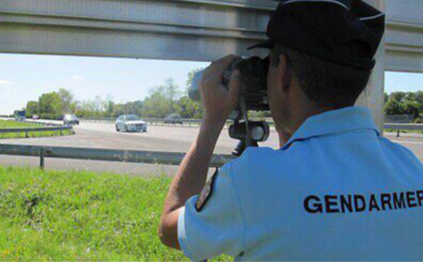 Seine-Maritime : contrôlé en excès de grande vitesse sur une route limitée à 70 km/h