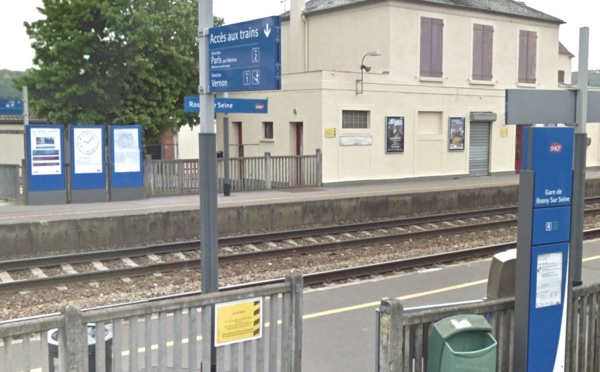 Yvelines : le train Paris - Vernon lui passe dessus, puis elle repart tranquillement. La femme est indemne !