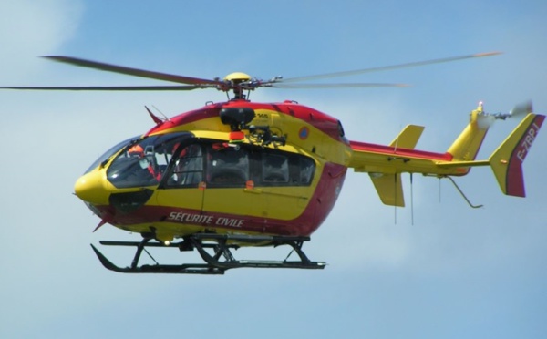 La victime a été évacuée par hélicoptère vers le CHU de Rouen - illustration 