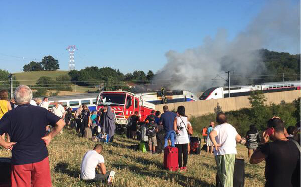 Feu de TGV sur la ligne Marseille - Paris : le préfet de police active le plan PEGASE