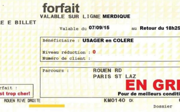 Usagers en colère : grève des billets aujourd'hui sur la ligne Le Havre - Rouen - Paris 