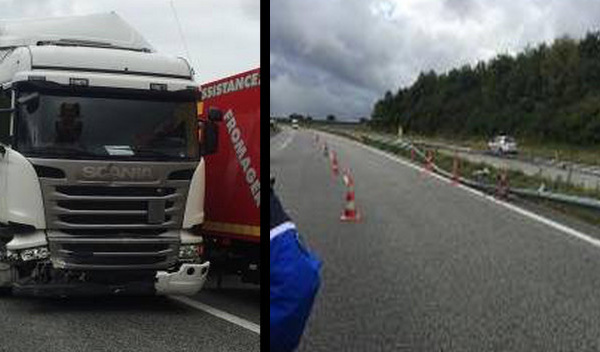 Seine-Maritime : le chauffeur du poids-lourd s'endort et se retrouve sur les voies inverses de l'A29