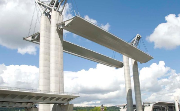 Rouen : le pont Flaubert fermé ce mardi soir pour laisser passer un voilier