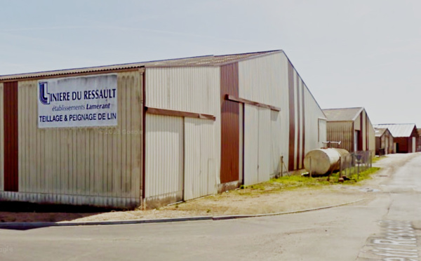 Le Neubourg : un hangar abritant 1900 tonnes de lin détruit par un incendie