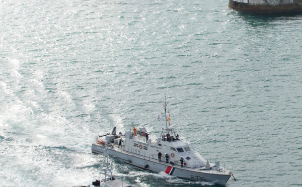 Lorient, nouveau port d'attache pour le patrouilleur Géranium de la gendarmerie maritime 