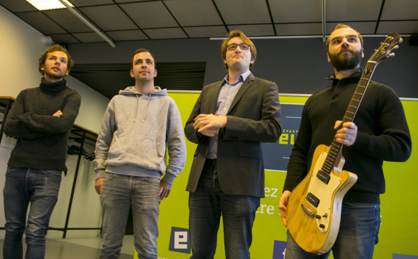 La guitare made in Eure remportée par Antoine Bel, étudiant de Giverny