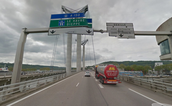 Travaux de nuit : la circulation sur le pont Flaubert, à Rouen, déviée du 1er au 5 août  