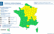 Vent violent et pluie-inondation : la Seine-Maritime et l’Eure placés en vigilance jaune ce week-end 