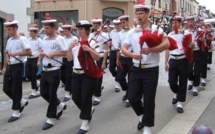 Concert du Bagad de Lann-Bihoué sur le village commando de Ouistreham ce vendredi soir 