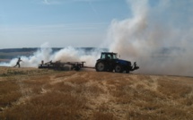 Eure. Un feu de roundballer enflamme un hectare de sous-bois et de chaume à Ambenay